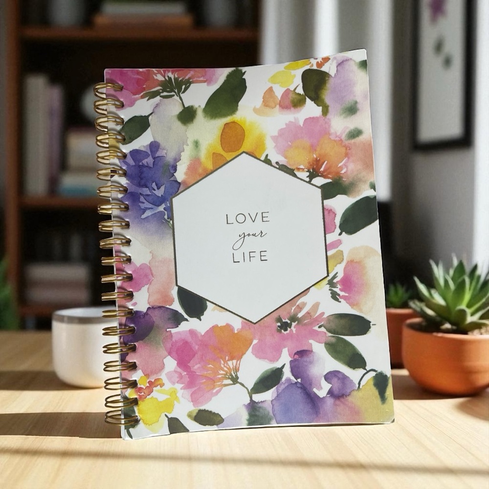 Floral Spiral Notebook
